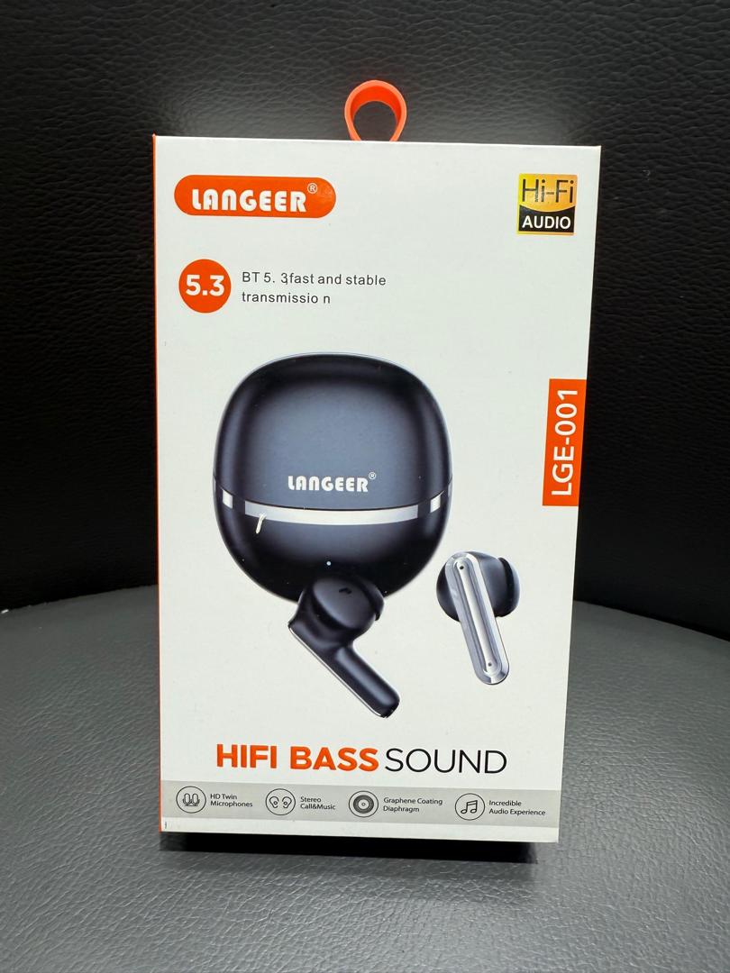 Écouteurs sans fil LANGEER LGE-001 - Bluetooth 5.3 & Hi-Fi Bass