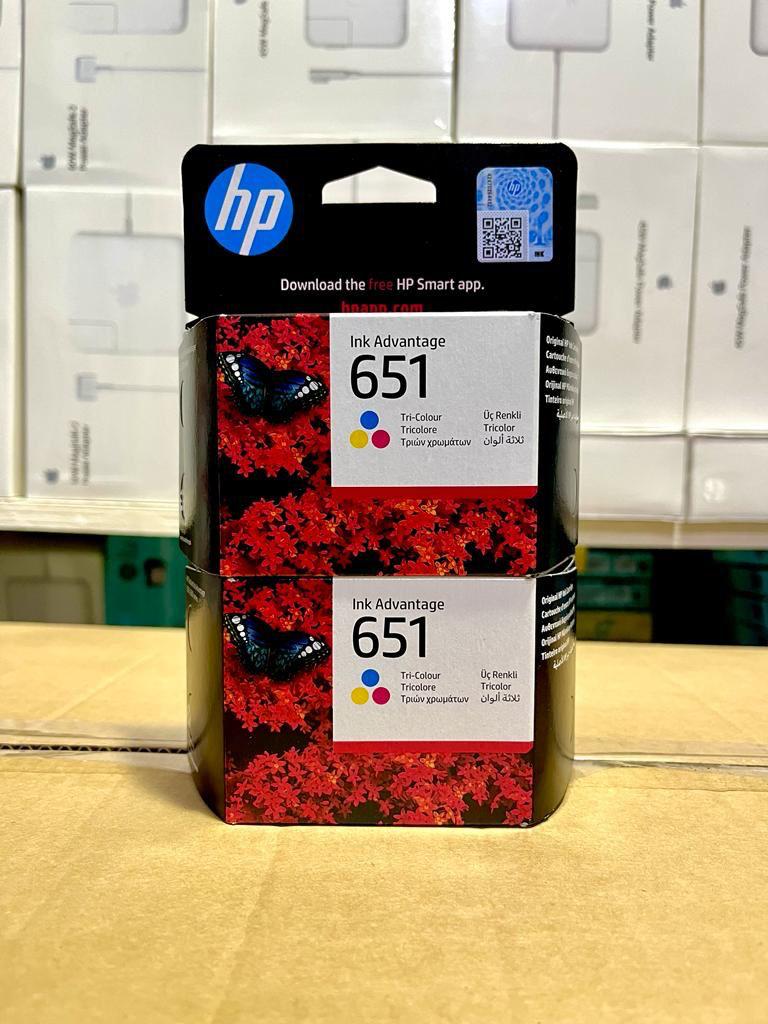 Cartouche d'Encre HP 651 Tri-Colour Ink Advantage - DeskJet 5575, 5645, OfficeJet 202
