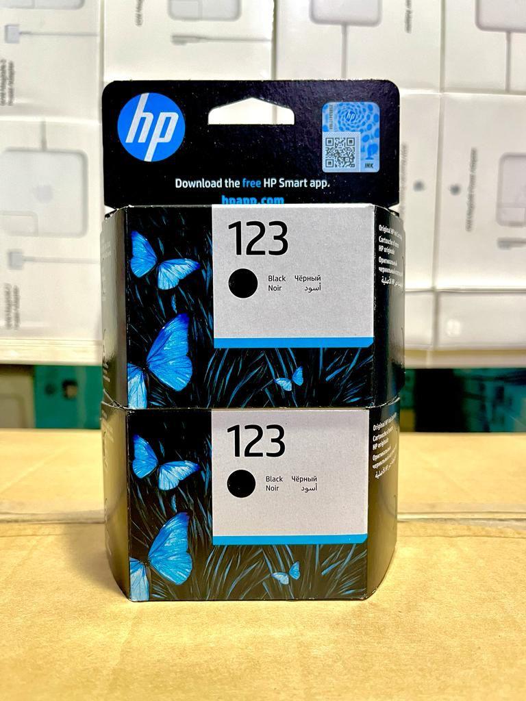 Cartouche d'Encre HP 123 Noir - DeskJet 2130, 2132, 2133, 2134, 3630, 3632, 3633, 3634