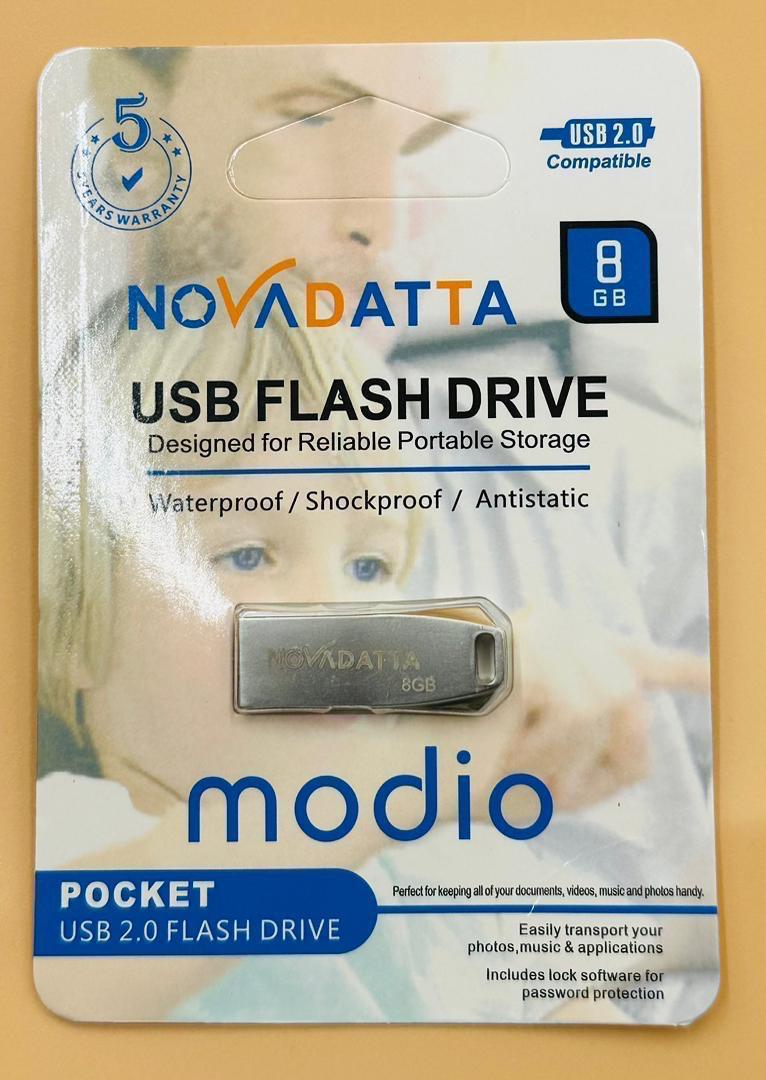 Clé USB NOVADATTA BECTEL Pocket 8GB USB 2.0 - Waterproof Shockproof Antistatic