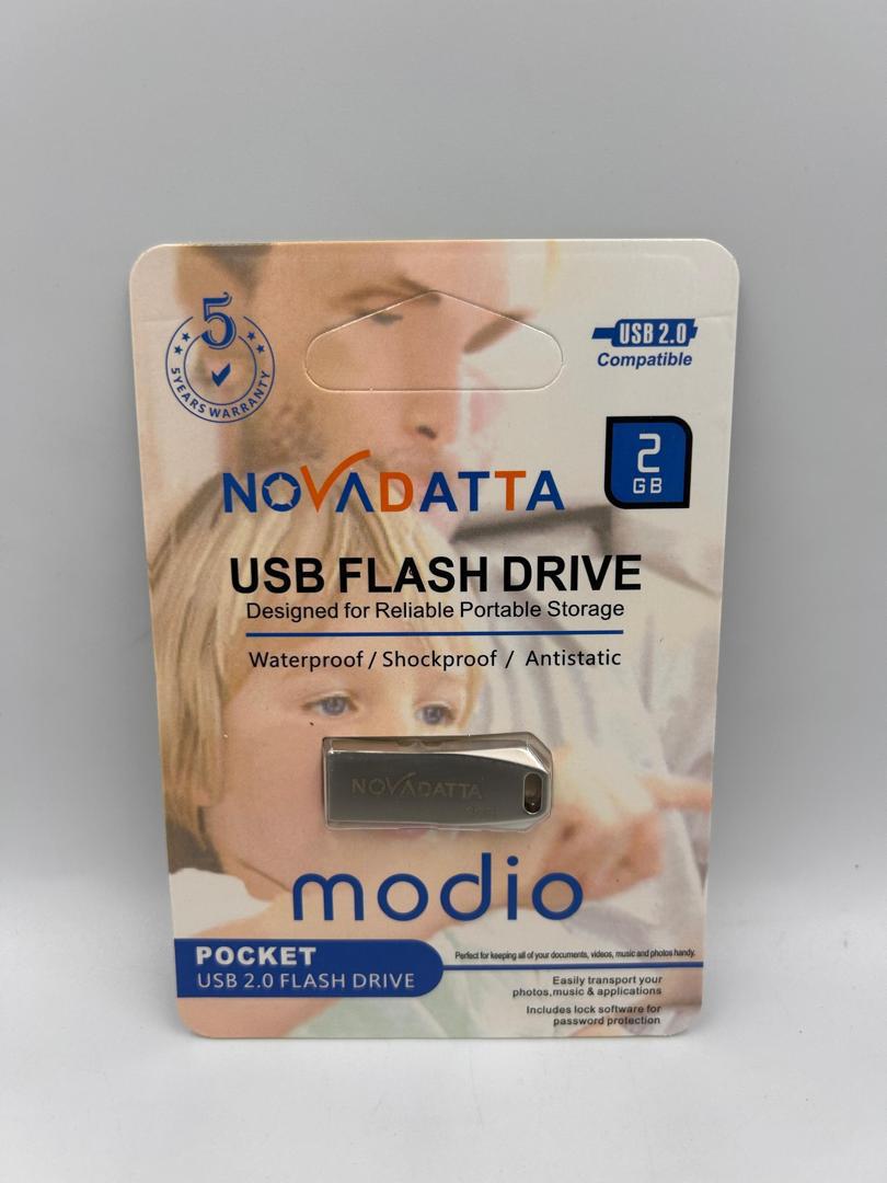 Clé USB NOVADATTA MODIO Pocket 2GB USB 2.0 - Waterproof Shockproof Antistatic