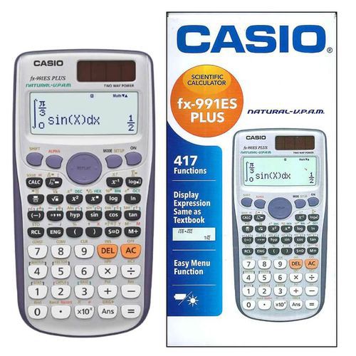 Calculatrice Scientifique Casio fx-991ES PLUS – 417 Fonctions, Natural-VPAM