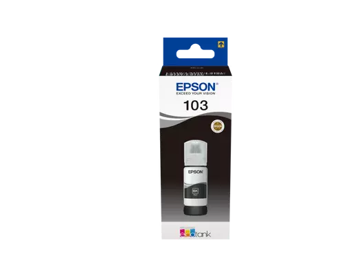Bouteille d'Encre Epson 103 Noir EcoTank - L3110, L3150, L3210, L3250, L3251
