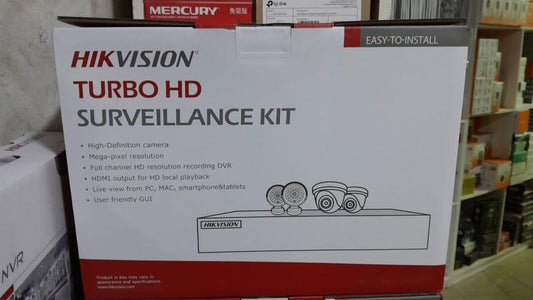 Kit Vidéosurveillance Hikvision Turbo HD – DVR Full HD, Caméras HD, HDMI, Accès à Distance