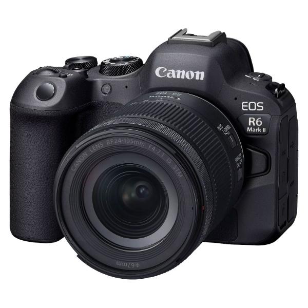 Canon EOS R6 Mark II + RF 24-105mm f/4-7.1 IS STM – Hybride Plein Format 40fps + Vidéo 4K 60fps