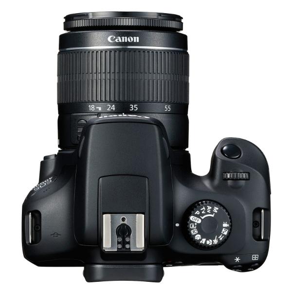 Canon EOS 4000D + EF-S 18-55mm f/3.5-5.6 III – Reflex APS-C 18MP Wi-Fi + Vidéo Full HD