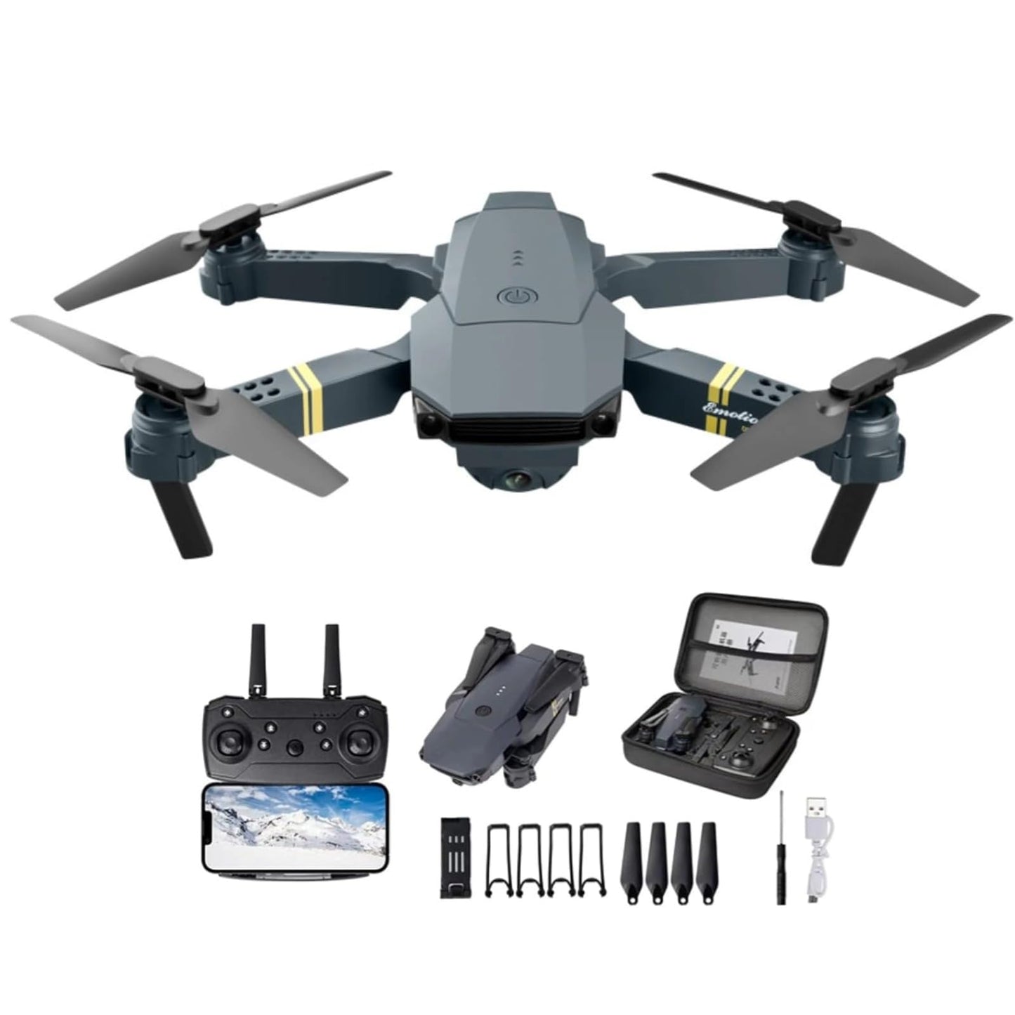 Drone Pliable E58 JC180 - Foldable Drone avec Caméra & Contrôle de Hauteur