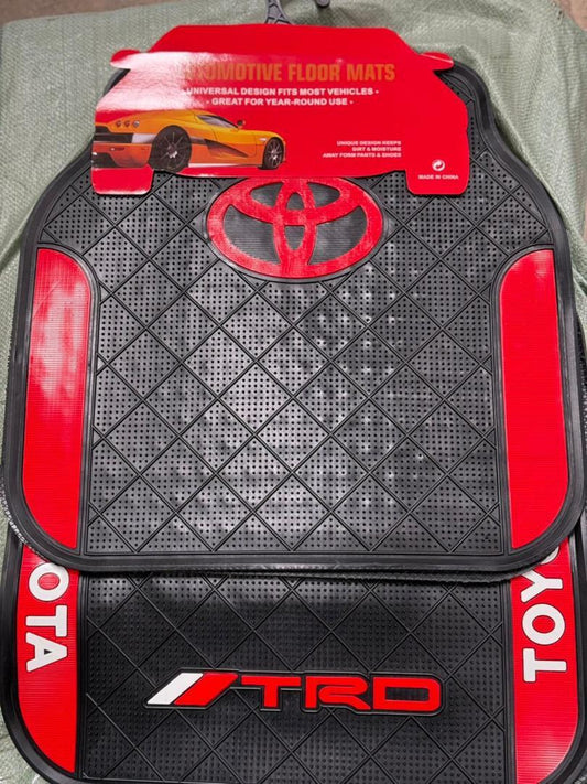 Tapis de sol "Sport" Toyota - Logo TRD (Set complet)