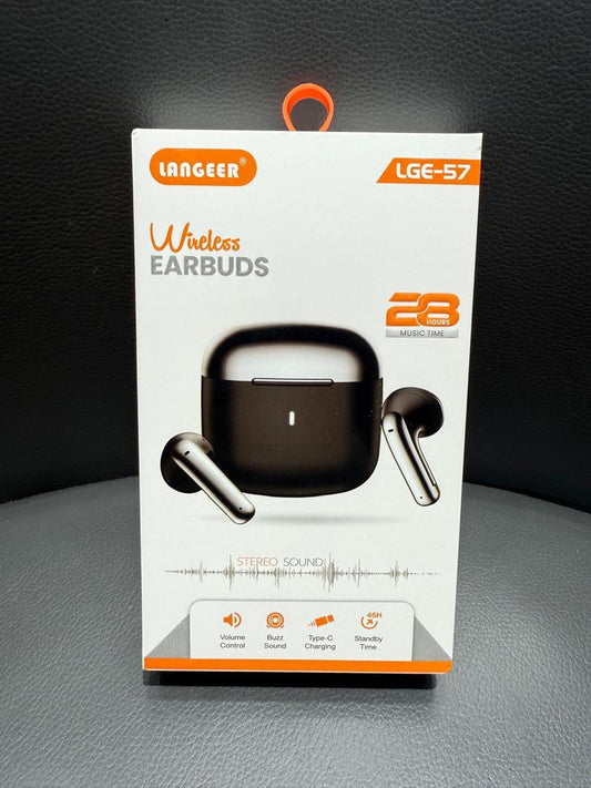 Écouteurs sans fil LANGEER LGE-57 - Son Stéréo & Autonomie 28H
