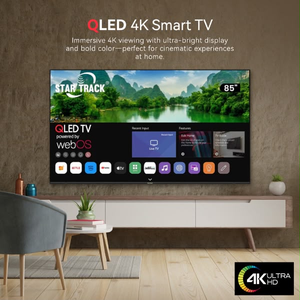 Star Track 85 QLED 4K Smart TV ST-85KQ-AZ2300WEB webOS