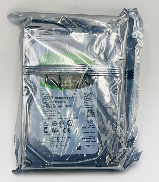 Disque Dur Seagate BarraCuda 2TB SATA 3.5" - HDD Interne 7200 RPM