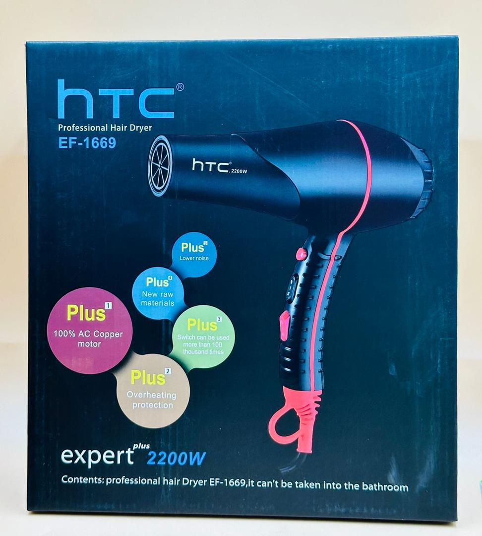 Sèche-Cheveux Professionnel HTC EF-1669 - 2200W Expert Plus Hair Dryer