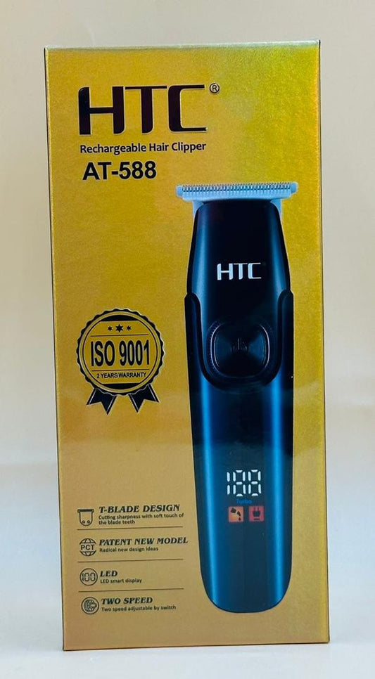 Tondeuse Cheveux Rechargeable HTC AT-588 - Écran LED Digital
