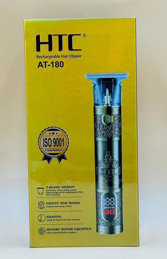 Tondeuse Cheveux Rechargeable HTC AT-180 - Moteur Rotatif Design Premium