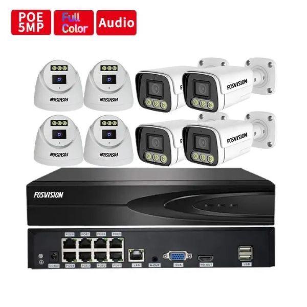 Pack Sécurité Ultra HD 5MP : Kit Vidéosurveillance IP POE (4 Caméras) + Disque Dur 1 To OFFERT
