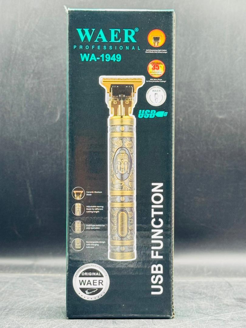 Tondeuse Cheveux Rechargeable WAER Professional WA-1949 - Design Luxe Oré