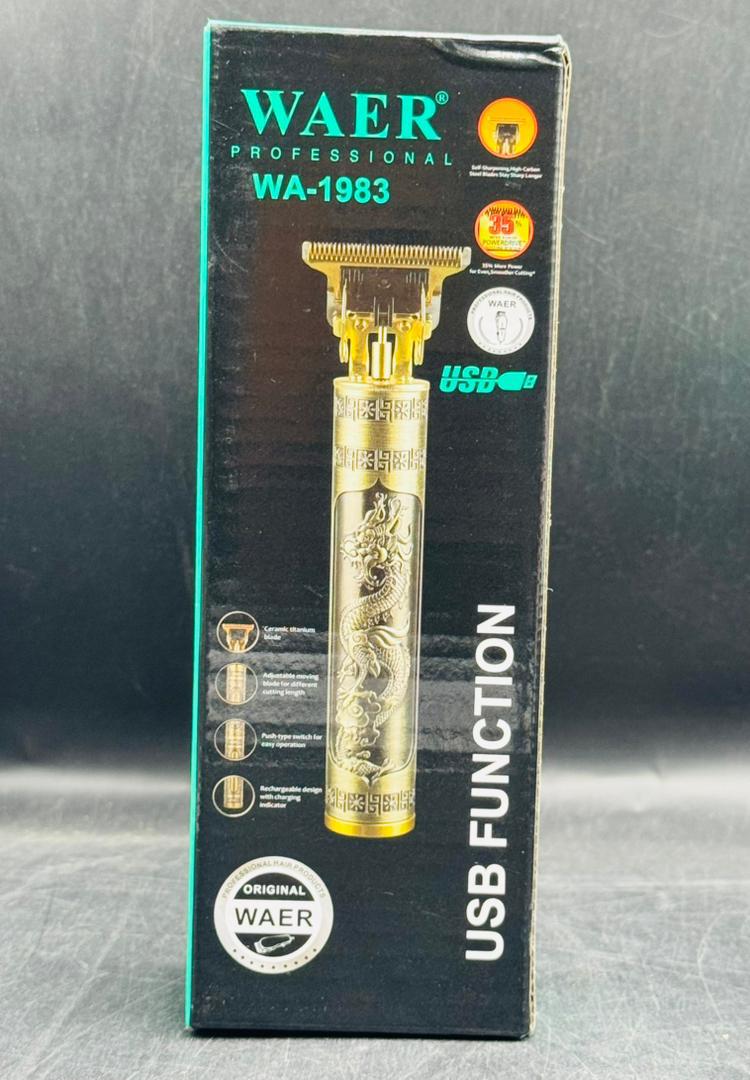 Tondeuse Cheveux Rechargeable WAER Professional WA-1983 - Design Dragon Oré