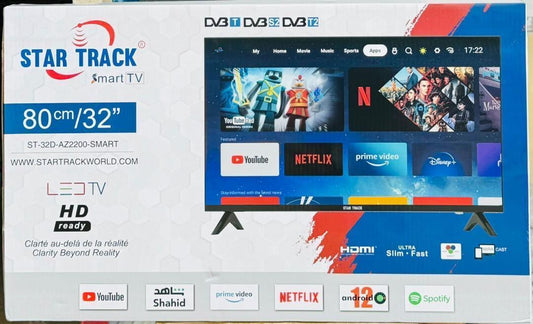 Télévision Star Track Smart TV 32" (80cm) HD Ready - ST-32D-AZ2200-SMART