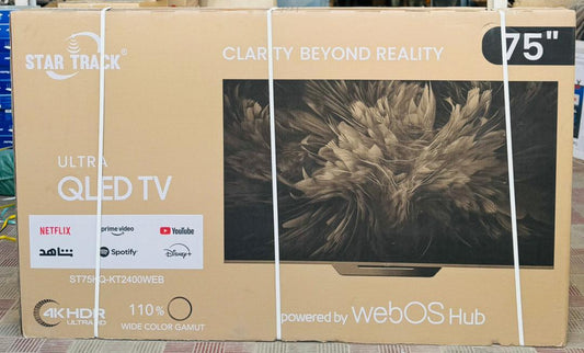 Télévision Star Track Ultra QLED TV 75" (190cm) 4K HDR webOS Hub - ST75I3-KT2400WEB