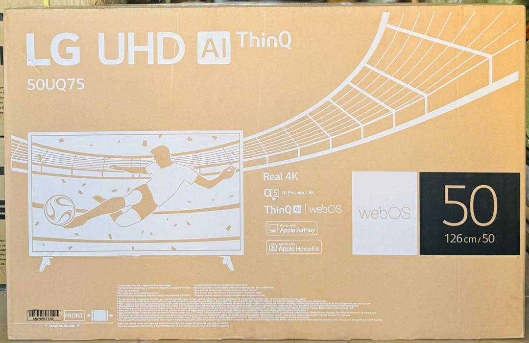Télévision LG UHD 50" (126cm) AI ThinQ webOS - 50UQ75