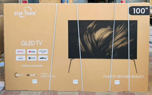 Télévision Star Track QLED TV 100" (254cm) 4K Ultra webOS Hub - ST100KQ-AZ230WEB