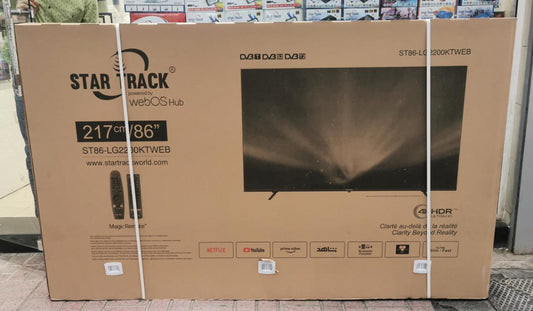 Télévision Star Track Smart TV 86" (217cm) 4K HDR webOS Hub - ST86-LG210KTWEB
