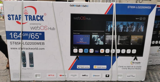 Télévision Star Track Smart TV 65" (164cm) 4K HDR webOS Hub - ST65K-LG2200WEB