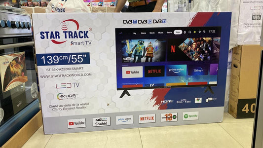 Télévision Star Track Smart TV 55" (139cm) 4K HDR LED - ST-55K-AZ2200-SMART