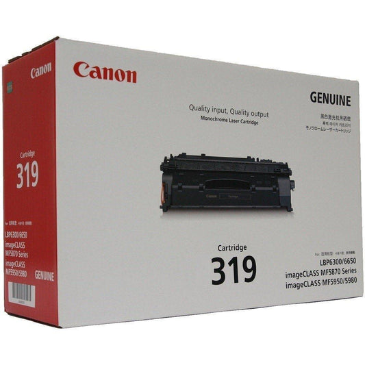Cartouche Toner Canon 319 Noir - LBP6300, LBP6650, imageCLASS MF5870, MF5950, MF5980