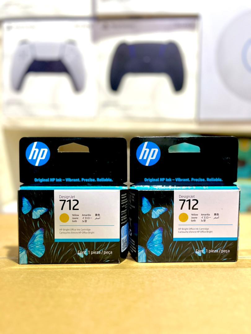 Cartouche d'Encre HP 712 DesignJet Jaune - HP Bright Office Ink