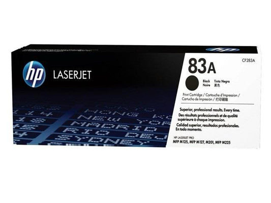 Cartouche Toner HP 83A LaserJet Noir CF283A - MFP M125, MFP M127, MFP M201, MFP M225
