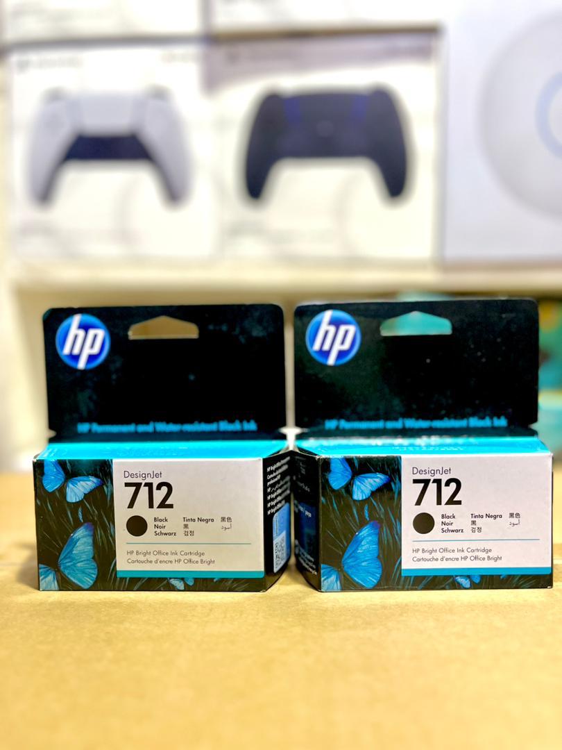 Cartouche d'Encre HP 712 DesignJet Noir - HP Bright Office Ink