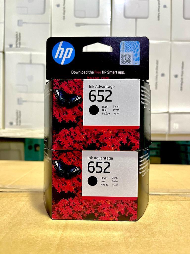 Cartouche d'Encre HP 652 Noir Ink Advantage - DeskJet 1115, 2135, 3635, 3775, 3785, 4535