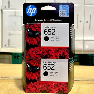 Cartouche d'Encre HP 652 Noir Ink Advantage - DeskJet 1115, 2135, 3635, 3775, 3785, 4535
