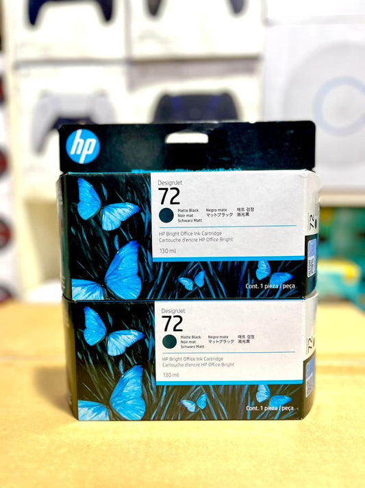 Cartouche d'Encre HP 72 Matte Black DesignJet 130ml - T610, T620, T770, T790, T1100, T1120, T1200, T2300