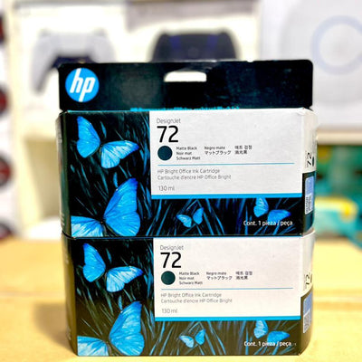 Cartouche d'Encre HP 72 Matte Black DesignJet 130ml - T610, T620, T770, T790, T1100, T1120, T1200, T2300