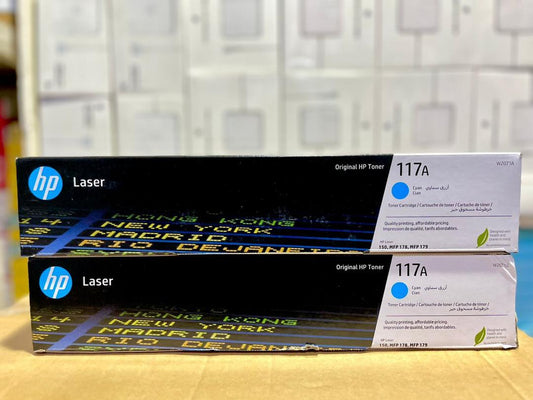 Cartouche Toner HP 117A LaserJet Cyan W2071A - 150, MFP 178, MFP 179