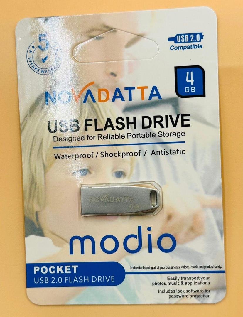 Clé USB NOVADATTA MODIO Pocket 4GB USB 2.0 - Waterproof Shockproof Antistatic