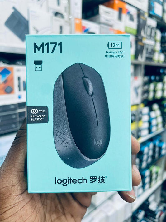 Souris Sans Fil Logitech M171 - Wireless Mouse 12 Mois Autonomie 75% Recycled Plastic