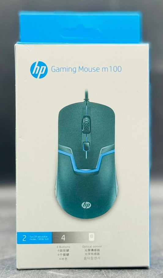 Souris Gaming Filaire HP M100 - 4 Boutons LED Gaming Mouse
