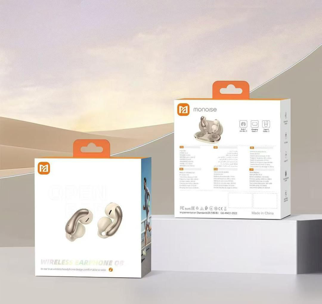 Écouteurs Sans Fil Monoise - Wireless Earphone Open Ear Design Confortable