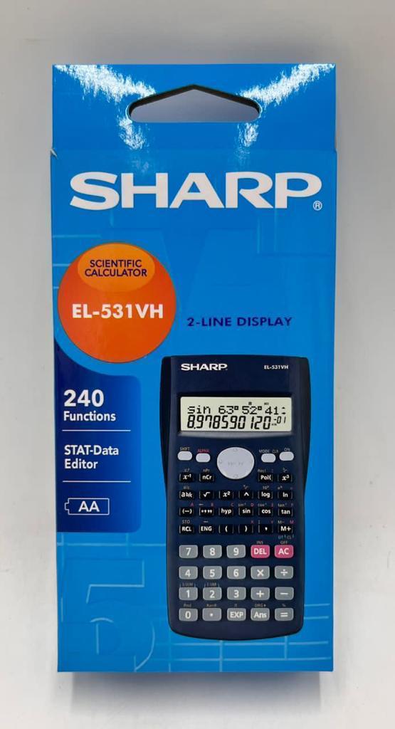 Calculatrice Scientifique Sharp EL-531VH – 240 Fonctions, STAT-Data Editor
