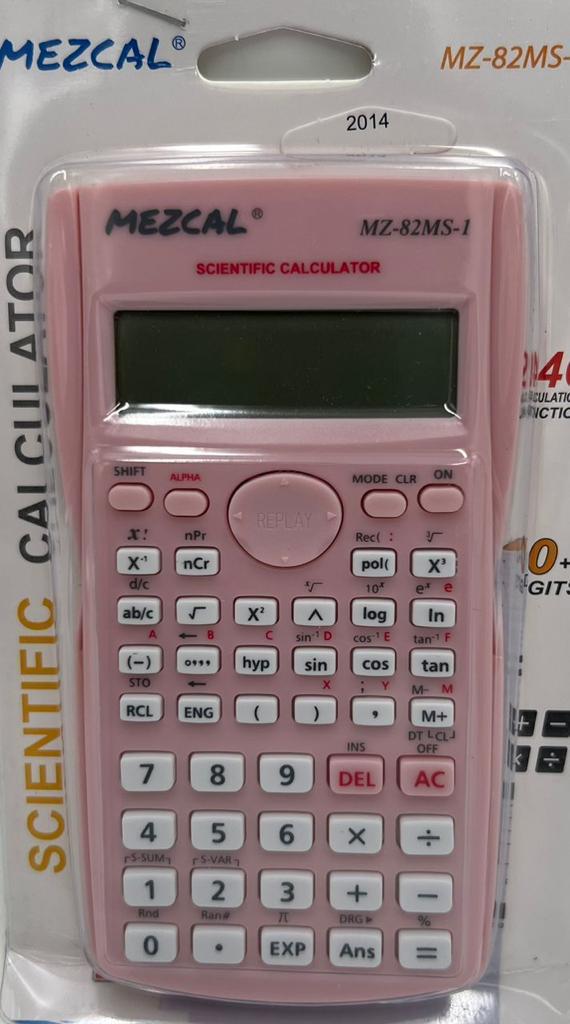 Calculatrice Scientifique Mezcal MZ-82MS-1 – Rose, 401 Fonctions