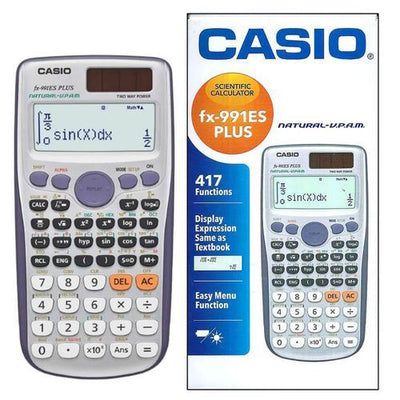 Calculatrice Scientifique Casio fx-991ES PLUS – 417 Fonctions, Natural-VPAM