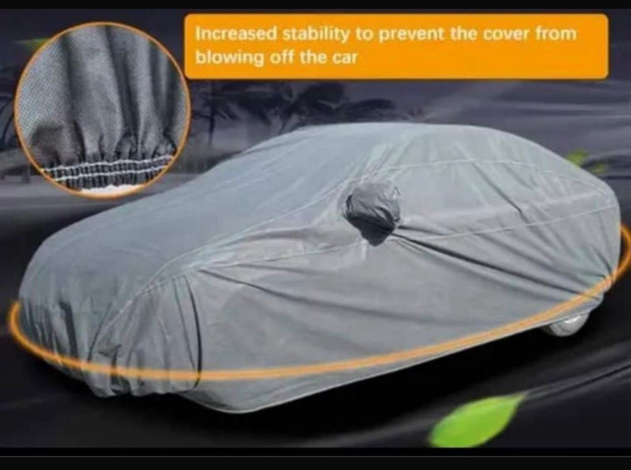 Bâche de Protection Voiture avec Doublure Coton – Anti-Pluie, Anti-UV, Anti-Vent