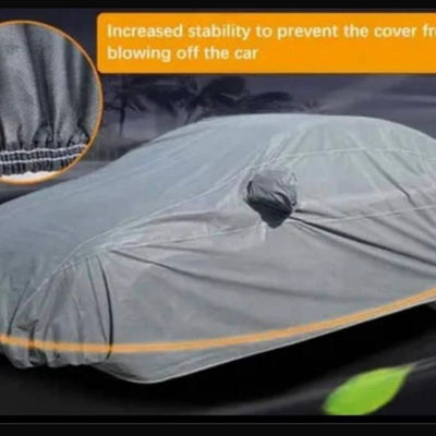 Bâche de Protection Voiture avec Doublure Coton – Anti-Pluie, Anti-UV, Anti-Vent