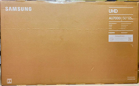 Téléviseur Samsung 50" UHD 4K AU7000 – Crystal Processor 4K, HDR, HDMI, Smart TV