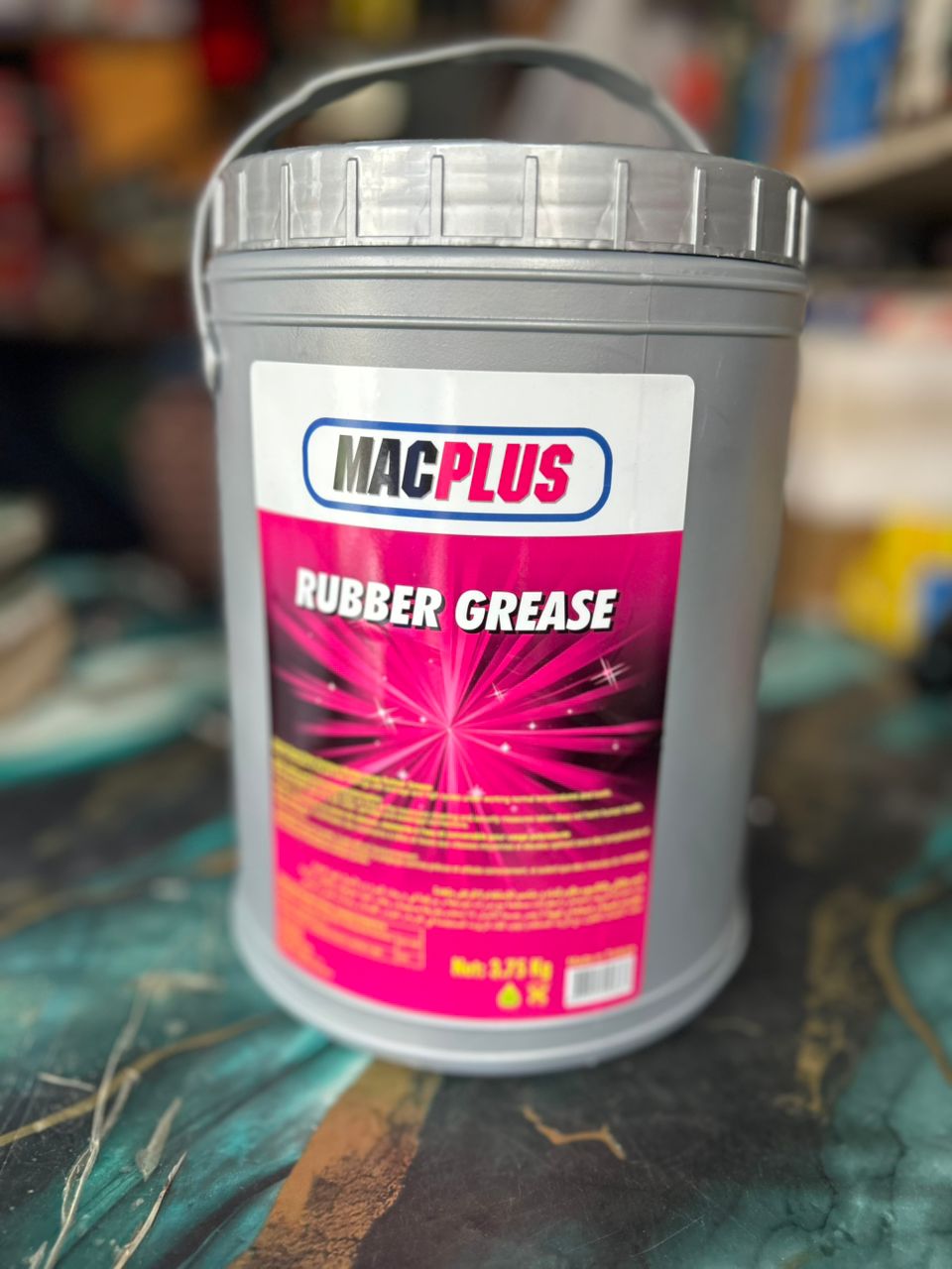 Graisse Caoutchouc MacPlus Rubber Grease 3,75kg – Seau Professionnel, Freins & Joints Auto