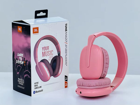 Casque Bluetooth JBL Tune 620NC – Active Noise Cancelling, 8H Autonomie, Rose