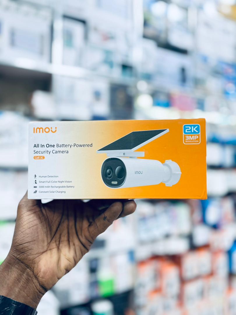 Caméra Solaire IMOU Cell 2C – 2K 3MP, Panneau Solaire Intégré, Batterie 6000mAh, Vision Nocturne Couleur